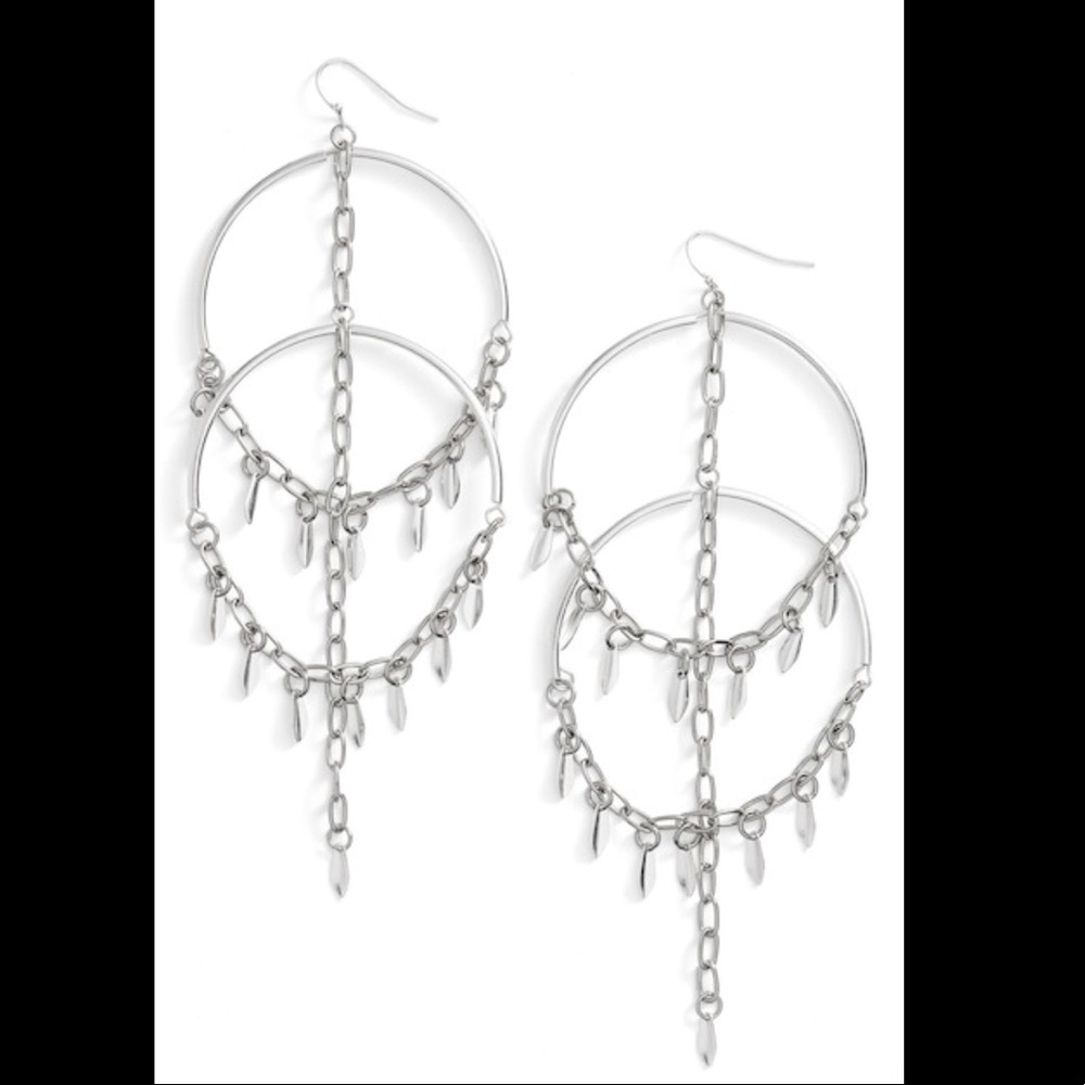 Vanessa Mooney Cannes Silver earrings